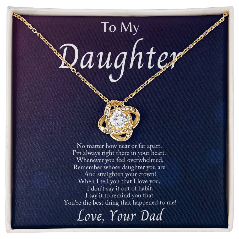 Im Always With You - Love Knot Necklace