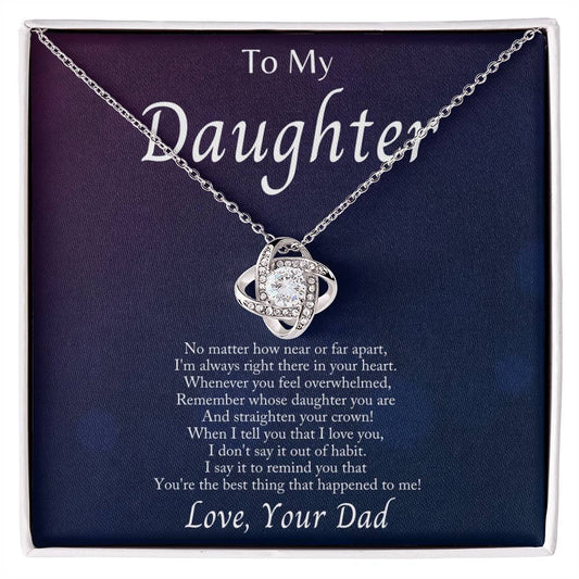 Im Always With You - Love Knot Necklace