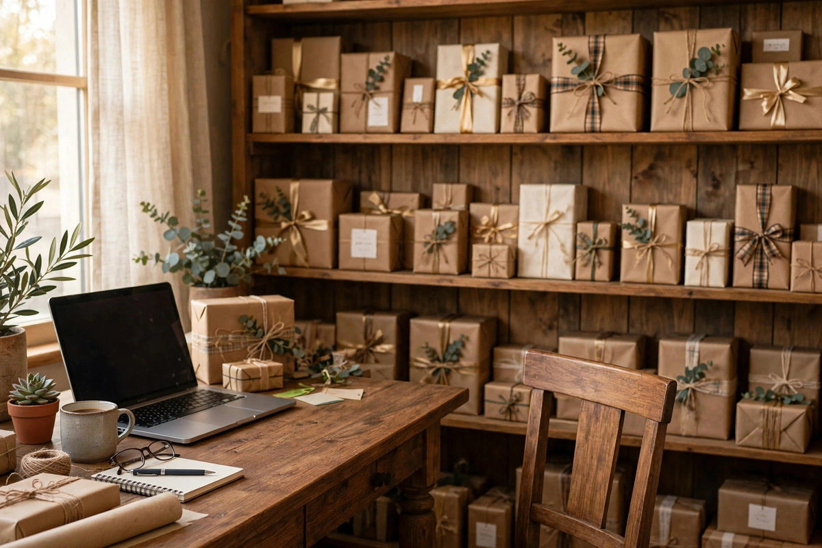 Giving Boldly hero - gift shelves